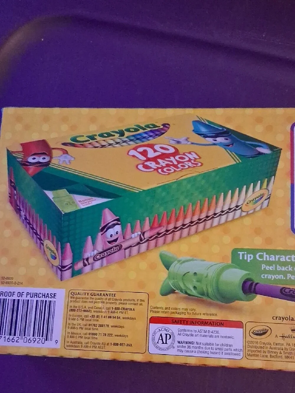 Crayola Crayon Multicolor Crayons w/Bonus Crayon Sharpener 120 Count